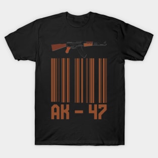 ak 47 barcode T-Shirt